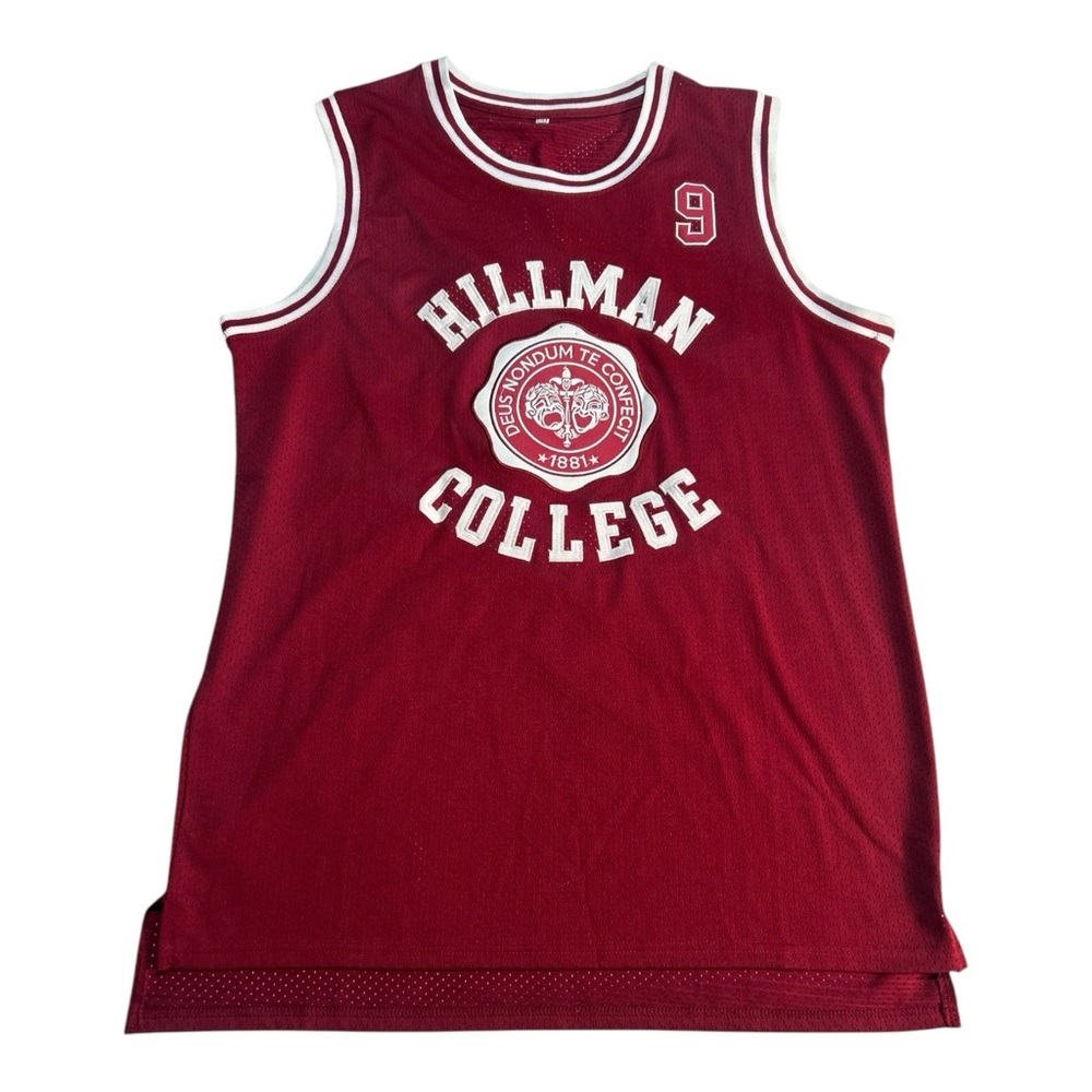 Hillman College Dwayne Wayne #9 A Different World Throwback Basketball Jersey XL